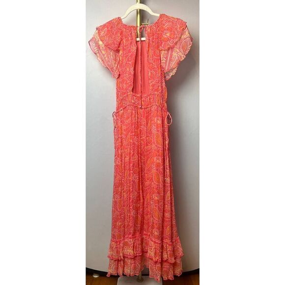 Cleobella Hannah Maxi Dress In Blossom Block Print Dress Sz. S - Picture 6 of 9
